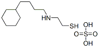 2-(4-Cyclohexylbutyl)aminoethanethiol sulfate Structure