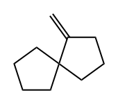 1-Methylenespiro[4.4]nonane Struktur