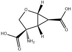 (1S,4S,5R,6S)-4-Amino-2-oxabicyclo[3.1.0]Hexane-4,6-Dicarboxylic Acid 结构式