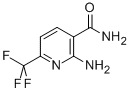 2-AMINO-6-(TRIFLUOROMETHYL)NICOTINAMIDE 结构式