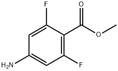 Benzoic acid, 4-amino-2,6-difluoro-, methyl ester (9CI) Structure