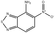 2,1,3-Benzothiadiazol-4-aMine, 5-nitro- 化学構造式