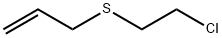 Allyl 2-chloroethyl sulfide Structure