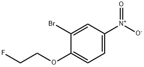 2-BROMO-1-(2-FLUORO-ETHOXY)-4-NITRO-BENZENE,191602-70-7,结构式