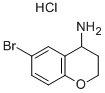 6-BROMO-CHROMAN-4-YLAMINE HYDROCHLORIDE Structure