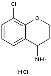8-氯-苯并二氢吡喃-4-胺盐酸盐,191608-19-2,结构式
