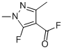 1H-피라졸-4-카르보닐플루오라이드,5-플루오로-1,3-디메틸-(9CI)