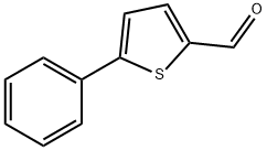 5-苯基-2-噻吩甲醛, 19163-21-4, 结构式