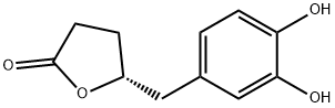 2(3H)-Furanone,5-[(3,4-dihydroxyphenyl)methyl]dihydro-,(5R)-(9CI) Struktur