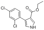 4-(2,4-DICHLOROPHENYL)-1H-PYRROLE-3-CARBOXYLIC ACIDETHYL ESTER,191668-09-4,结构式