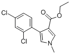 4-(2,4-DICHLOROPHENYL)-1-METHYL-1H-PYRROLE-3-CARBOXYLIC ACID ETHYL ESTER Structure