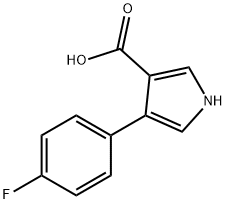 4-(4-FLUOROPHENYL)-1H-PYRROLE-3-CARBOXYLIC ACID Structure