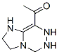 Ethanone, 1-(1,2,3,5,6,7-hexahydroimidazo[1,2-d][1,2,4]triazin-8-yl)- (9CI) 结构式