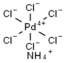 氯钯酸铵,19168-23-1,结构式