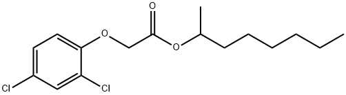 октан-2-ил 2-(2,4-дихлорфенокси)ацетат структура