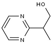 2-Pyrimidineethanol, beta-methyl- (9CI) Structure