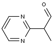 2-Pyrimidineacetaldehyde, alpha-methyl- (9CI) 结构式