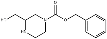 4-N-CBZ-2-HYDROXYMETHYL-PIPERAZINE
 化学構造式