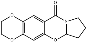 2,3,6A,7,8,9-六氢-11H-1,4-二恶烷并[2,3-G]吡咯并[2,1-B][1,3]苯并恶嗪-11-酮, 191744-13-5, 结构式