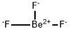 beryllium trifluoride Structure