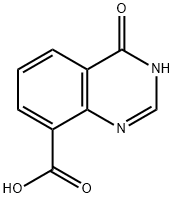 3,4-二氢-4-氧-8-喹唑啉羧酸, 19181-77-2, 结构式