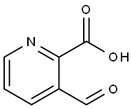 3-甲酰基-2-吡啶甲酸, 19182-29-7, 结构式