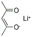 LITHIUM ACETYLACETONATE Structure