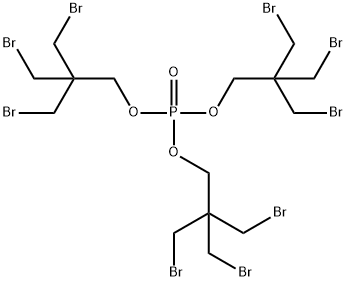 三(三溴新戊基)磷酸酯, 19186-97-1, 结构式