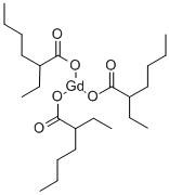 トリス(2-エチルヘキサン酸)ガドリニウム 化学構造式