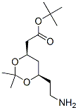TERT-BUTYL(4R, 6R)-2-[6-(2-AMINOETHYL)-2,2-DIMETHYL-1,3-DIOXAN-4-YL]ACETATE Structure