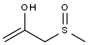 1-Propen-2-ol, 3-(methylsulfinyl)- (9CI) Structure