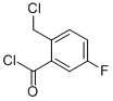 Benzoyl chloride, 2-(chloromethyl)-5-fluoro- (9CI) Structure