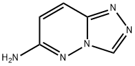 [1,2,4]トリアゾロ[4,3-B]ピリダジン-6-アミン 化学構造式