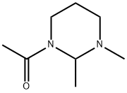 Pyrimidine, 1-acetylhexahydro-2,3-dimethyl- (9CI) Struktur