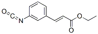 ethyl 3-(3-isocyanatophenyl)acrylate Struktur