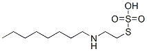 Thiosulfuric acid hydrogen S-[2-(octylamino)ethyl] ester 结构式