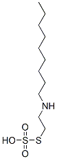 Thiosulfuric acid hydrogen S-(2-nonylaminoethyl) ester 结构式
