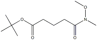 tert-butyl 5-(Methoxy(Methyl)aMino)-5-oxopentanoate Structure