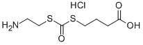 Dithiocarbonic acid S-(2-aminoethyl) ester S-ester with 4-mercaptobuty ric acid hydrochloride,19213-25-3,结构式