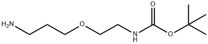 Carbamic acid, [2-(3-aminopropoxy)ethyl]-, 1,1-dimethylethyl ester (9CI) Structure