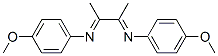 1,4-Bis(4-methoxyphenyl)-2,3-dimethyl-1,4-diaza-1,3-butadiene Structure
