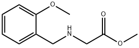 methyl 2-{[(2-methoxyphenyl)methyl]amino}acetate Structure