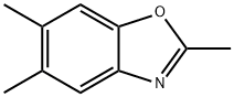 2,5,6-トリメチルベンゾオキサゾール 化学構造式