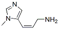 2-Propen-1-amine,3-(1-methyl-1H-imidazol-5-yl)-,(Z)-(9CI)|