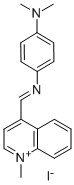 1-METHYL-4-P-DIMETHYLAMINO-B-AZA-STYRYL-QUINOLINIUM-IODIDE Structure