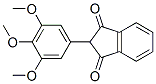 2-(3,4,5-三甲氧基苯基)-1H-茚-1,3(2H)-二酮 结构式