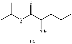 N~1~-isopropylnorvalinamide hydrochloride Structure