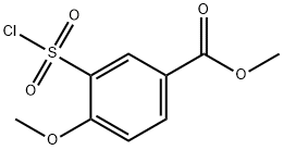 METHYL 3-(CHLOROSULFONYL)-4-METHOXYBENZOATE Structure