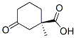 Cyclohexanecarboxylic acid, 1-methyl-3-oxo-, (R)- (9CI)|