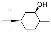 Cyclohexanol,5-(1,1-dimethylethyl)-2-methylene-cis- Struktur